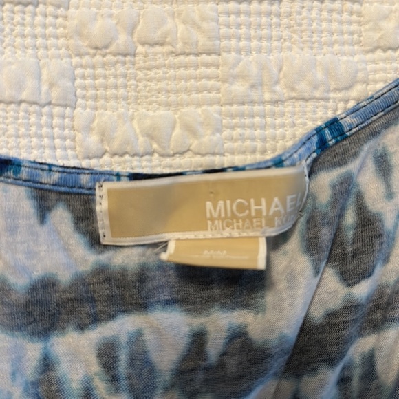 Michael kors blue design sleeveless dress size medium! - Picture 3 of 3